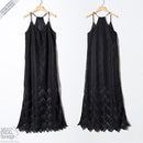 ロングマキシレースドレス