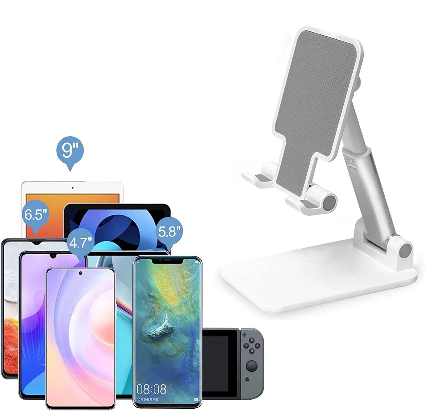 PROMOÇÃO！Atualizar！Suporte Para Celular e Tablet Dobrável Portátil Ajustável Apoio Mesa