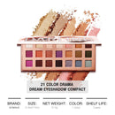 O.TWO.O グリッター アイシャドウ パレット - 21 色