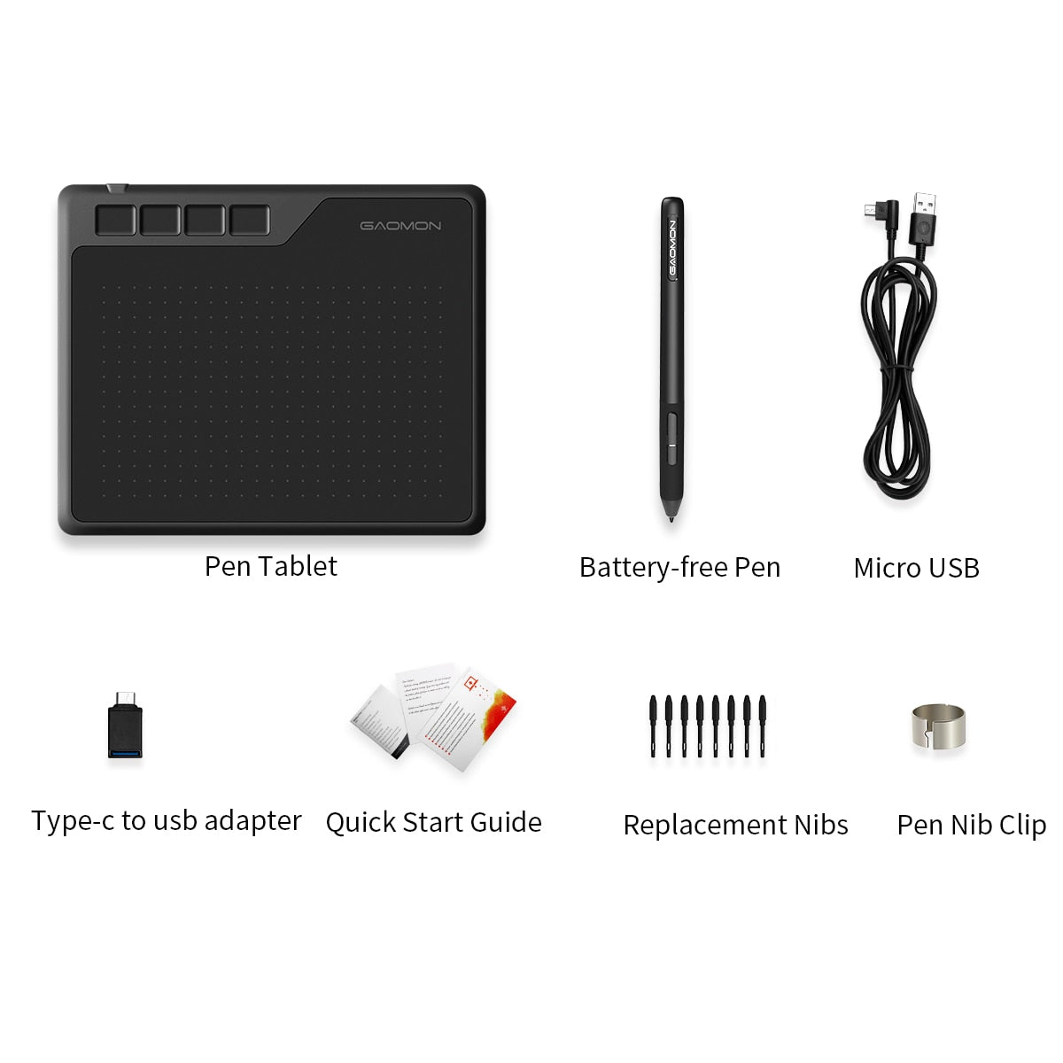 GAOMON S620 Digital Drawing Tablet 