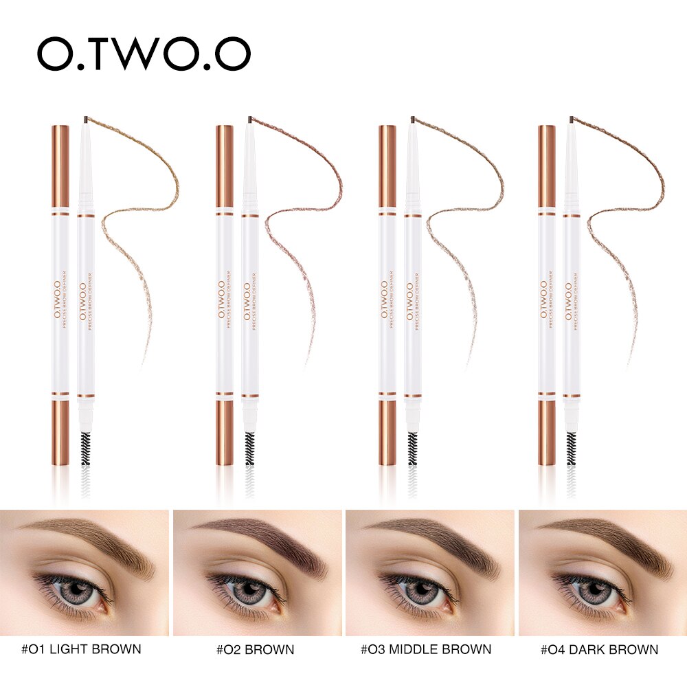 Kit Maquiagem Olhos O.TWO.O - Rímel, Máscara para Sobrancelha e Delineador