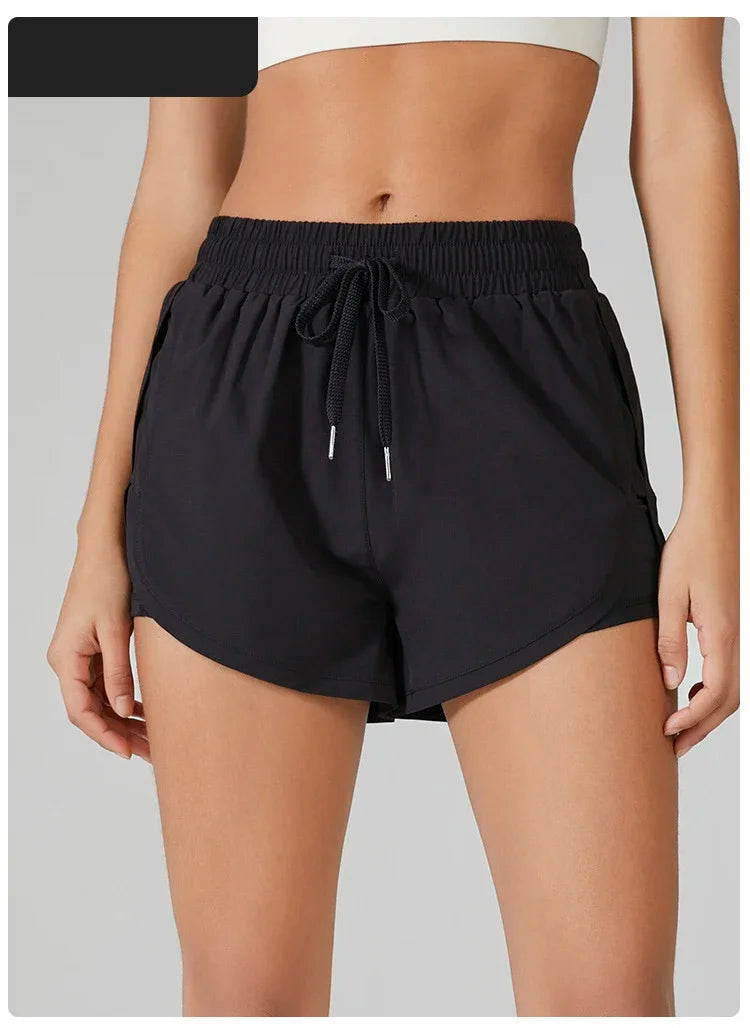 Shorts Duplo de Treino Kaibigam com Ajuste Dinâmico e Bolso Seguro