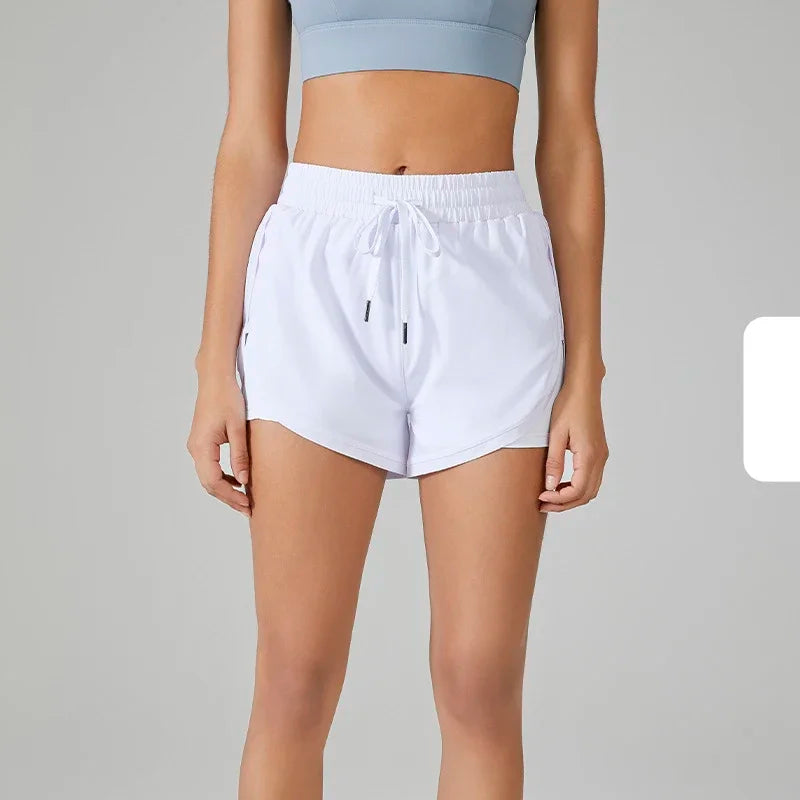 Shorts Duplo de Treino Kaibigam com Ajuste Dinâmico e Bolso Seguro