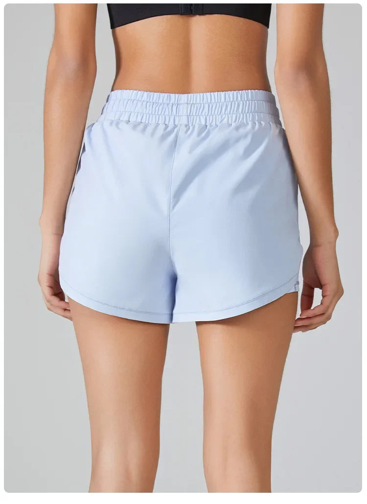 Shorts Duplo de Treino Kaibigam com Ajuste Dinâmico e Bolso Seguro