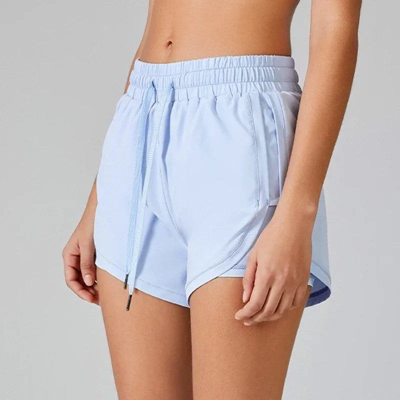Shorts Duplo de Treino Kaibigam com Ajuste Dinâmico e Bolso Seguro