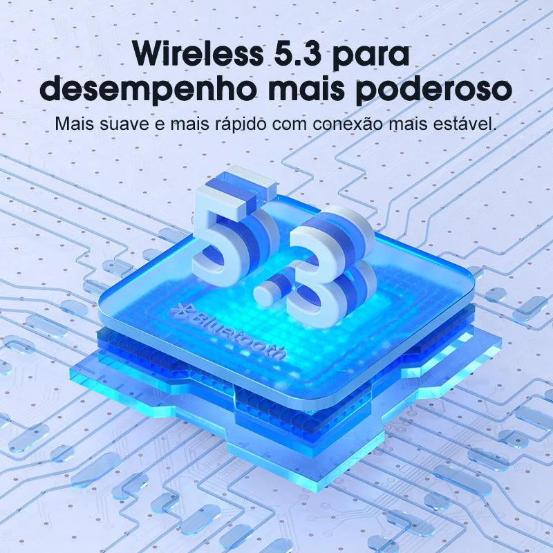 QCY T13 ANC Fone de Ouvido com Cancelamento de Ruído Ativo Bluetooth 5.3