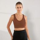 Sutiãs Esportivos, Sutiãs Femininos Sem Bojo Básicos Sem Costura Laterais