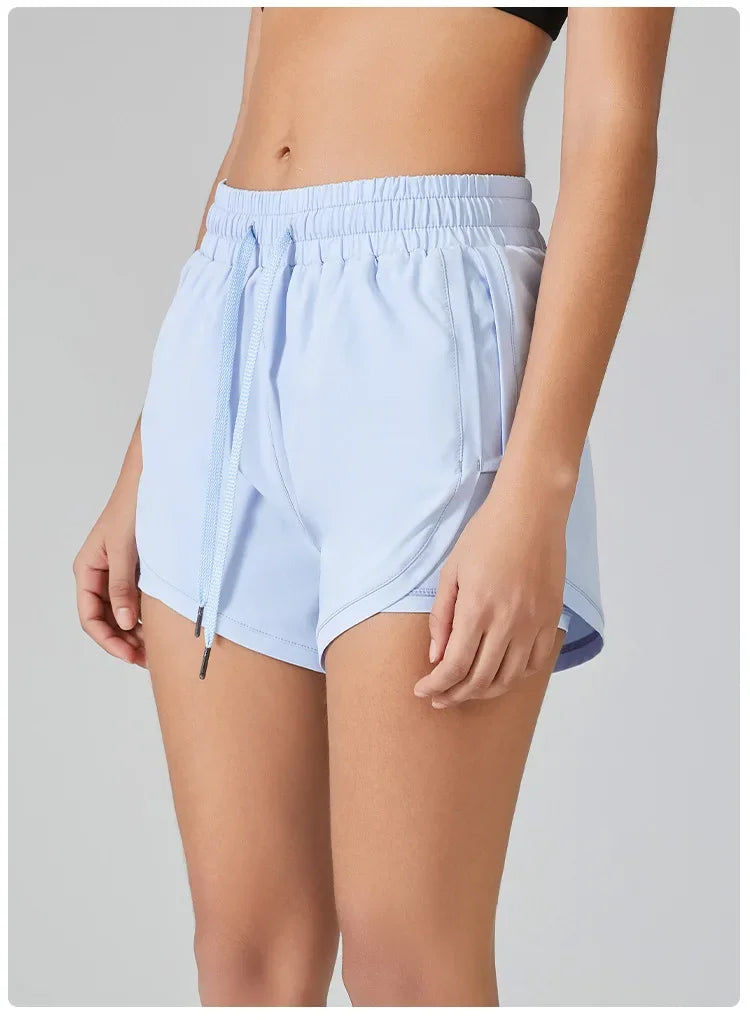 Shorts Duplo de Treino Kaibigam com Ajuste Dinâmico e Bolso Seguro