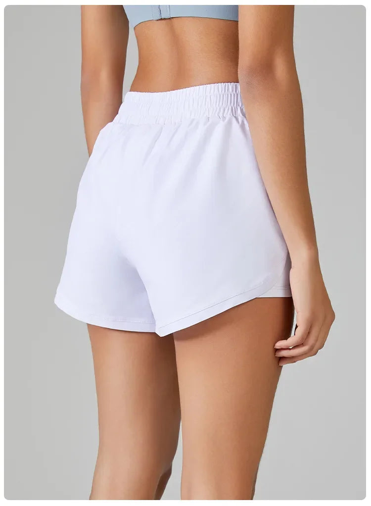 Shorts Duplo de Treino Kaibigam com Ajuste Dinâmico e Bolso Seguro