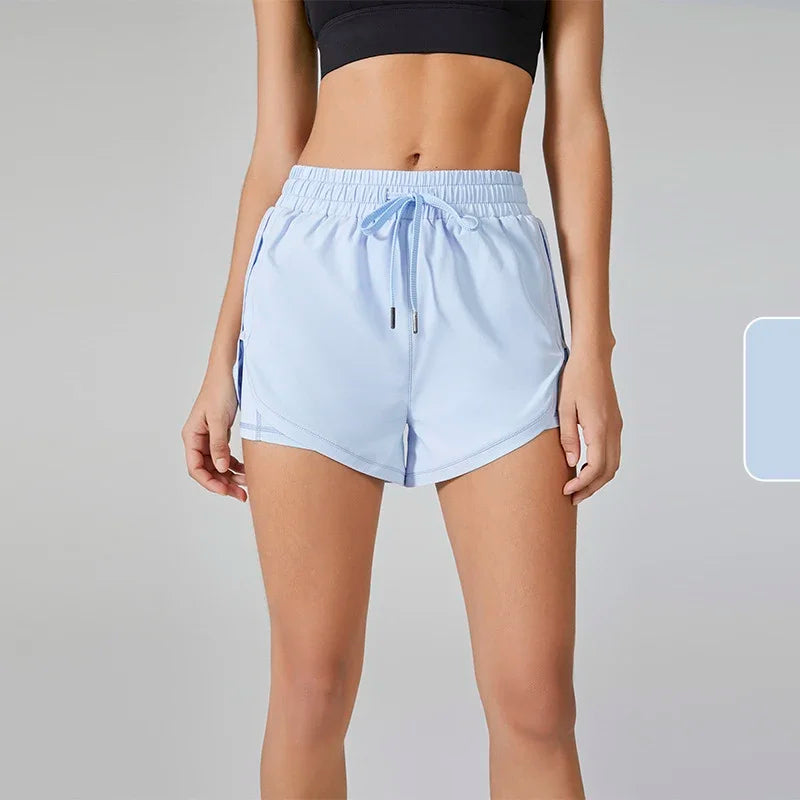 Shorts Duplo de Treino Kaibigam com Ajuste Dinâmico e Bolso Seguro