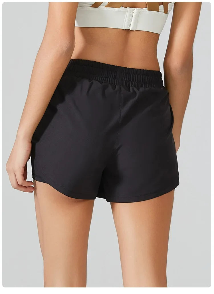 Shorts Duplo de Treino Kaibigam com Ajuste Dinâmico e Bolso Seguro