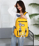 USB入力と盗難防止ロックを備えた女性用バックパック